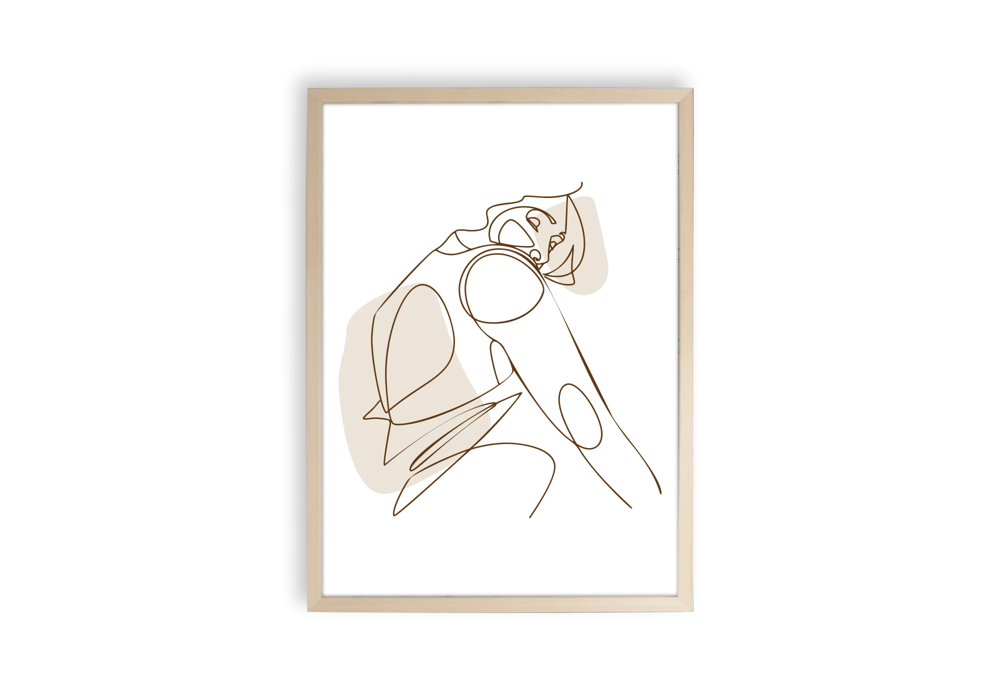 Affiche line art