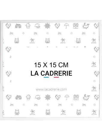 Découvrez notre élégant cadre 15x15cm en aluminium blanc, idéal pour sublimer posters et affiches. Ce cadre photo 15x15cm, au design moderne, rehausse votre décoration intérieure, ajoutant une touche sophistiquée à tout espace.