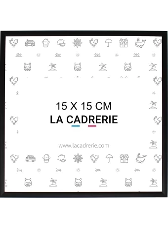 Découvrez notre élégant cadre 15x15 en aluminium noir mat, idéal pour sublimer posters et affiches. Ce cadre photo 15x15, au design moderne, rehausse votre décoration intérieure, ajoutant une touche sophistiquée à tout espace.