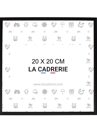 Découvrez notre élégant cadre 20x20 en aluminium noir mat, idéal pour sublimer posters et affiches. Ce cadre photo 20x20, au design moderne, rehausse votre décoration intérieure, ajoutant une touche sophistiquée à tout espace.
