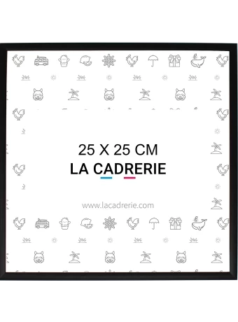 Découvrez notre élégant cadre 25x25 en aluminium noir mat, idéal pour sublimer posters et affiches. Ce cadre photo 25x25, au design moderne, rehausse votre décoration intérieure, ajoutant une touche sophistiquée à tout espace.