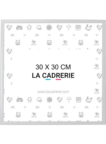 Découvrez notre élégant cadre 30x30 cm en aluminium blanc, idéal pour sublimer posters et affiches. Ce cadre photo 30x30 cm, au design moderne, rehausse votre décoration intérieure, ajoutant une touche sophistiquée à tout espace.