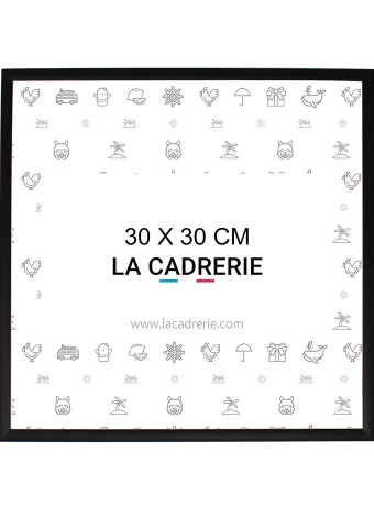 Découvrez notre élégant cadre 30x30 en aluminium noir mat, idéal pour sublimer posters et affiches. Ce cadre photo 30x30, au design moderne, rehausse votre décoration intérieure, ajoutant une touche sophistiquée à tout espace.