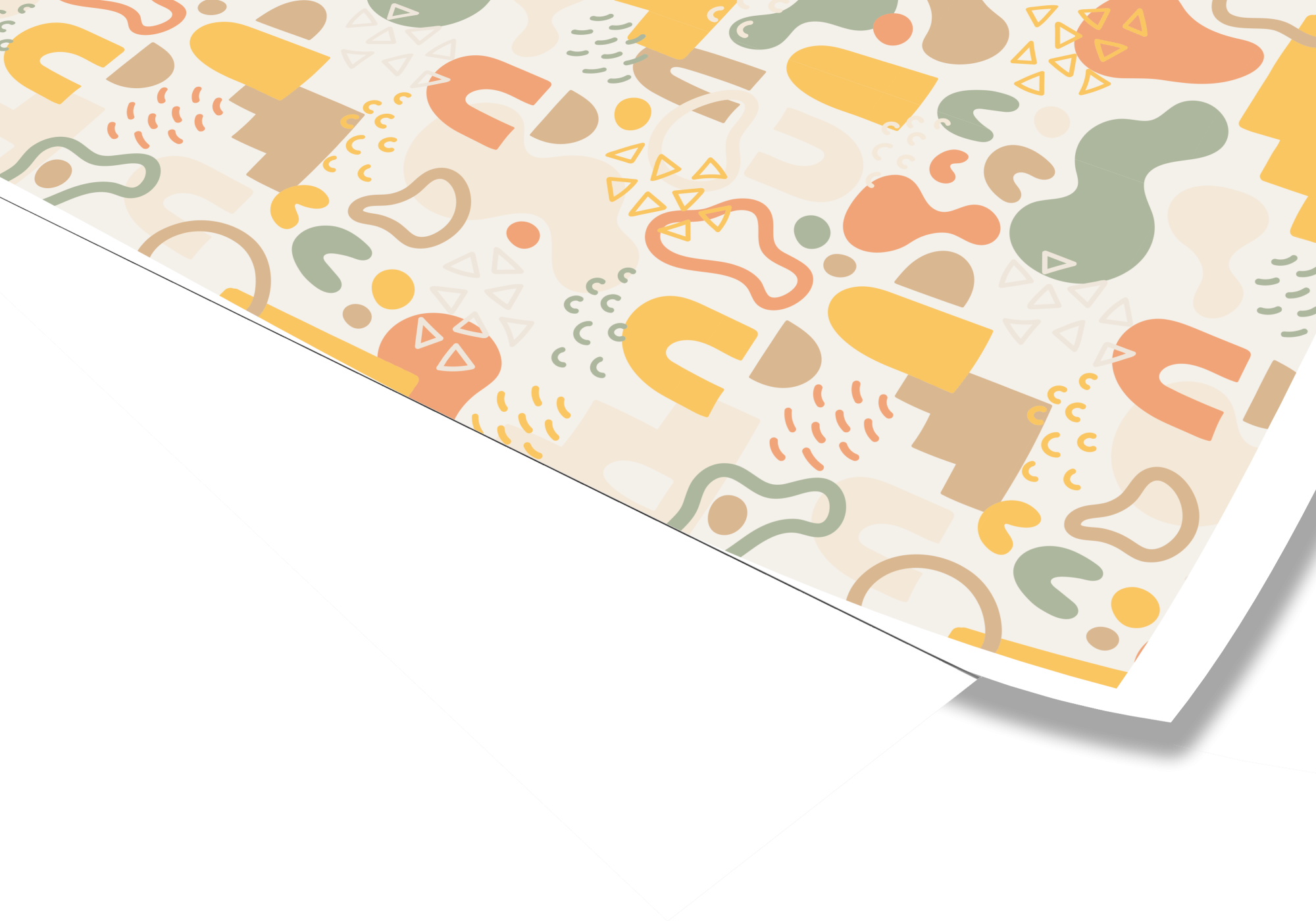 affiche enfant formes abstraites