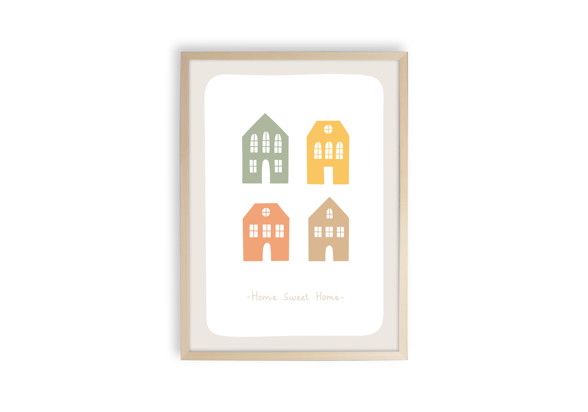 affiche maisons pour les enfants