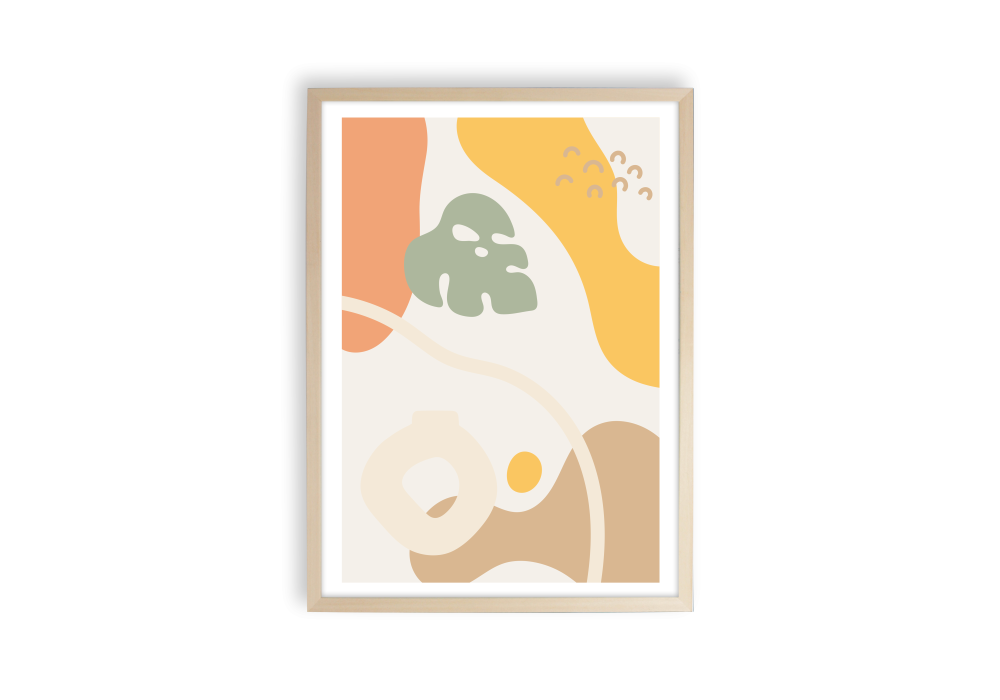 poster abstrait pour enfant