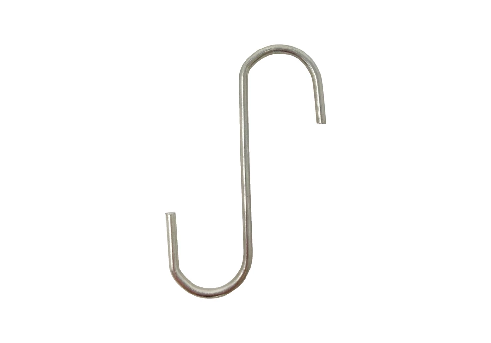Crochets S métalliques pour expositions sur grille de type caddy