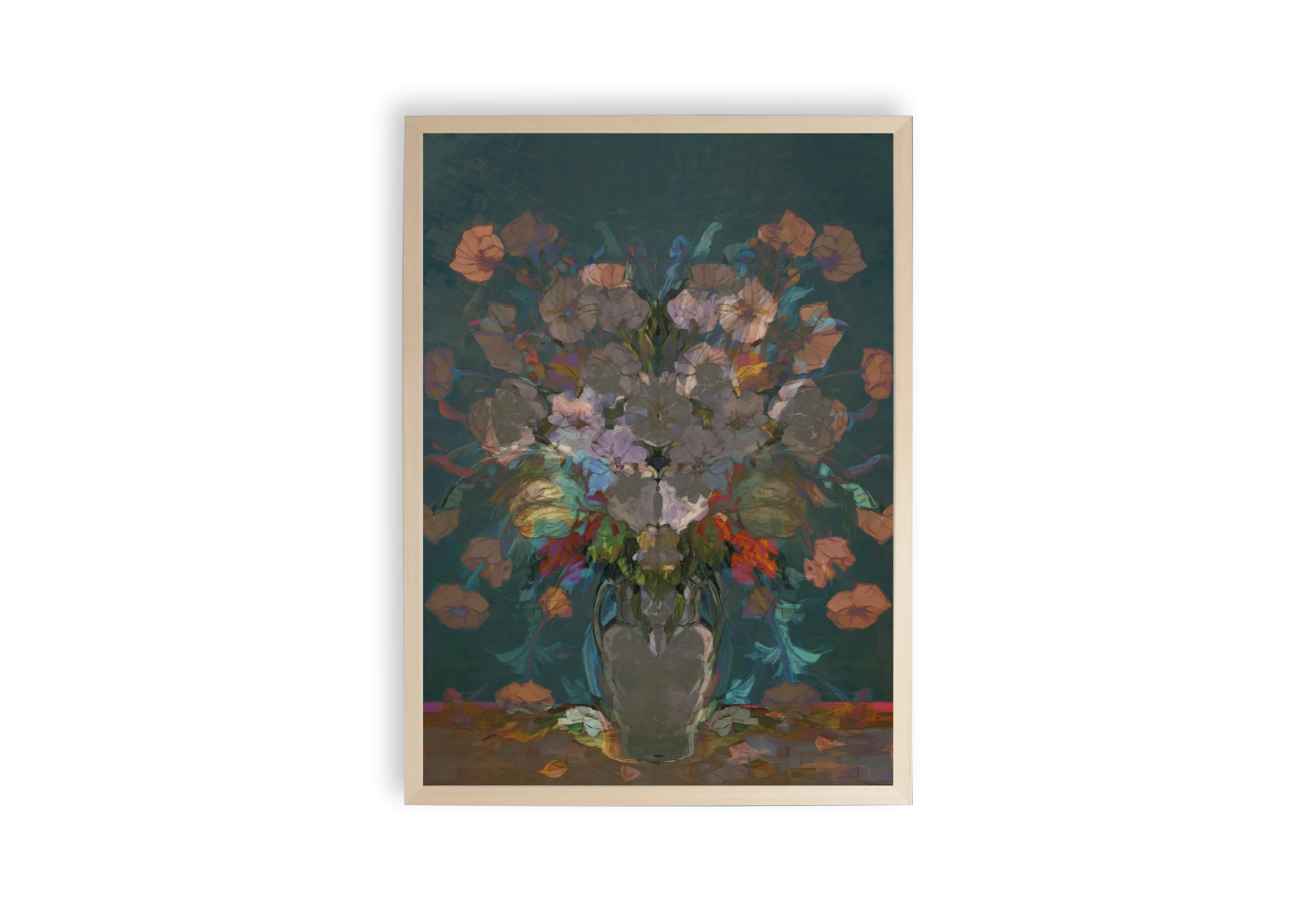 Embellissez votre espace avec cette affiche artistique représentant un vase et des fleurs au style nature morte, idéale pour la décoration de toute pièce. Un ajout parfait à votre collection d'images de nature.