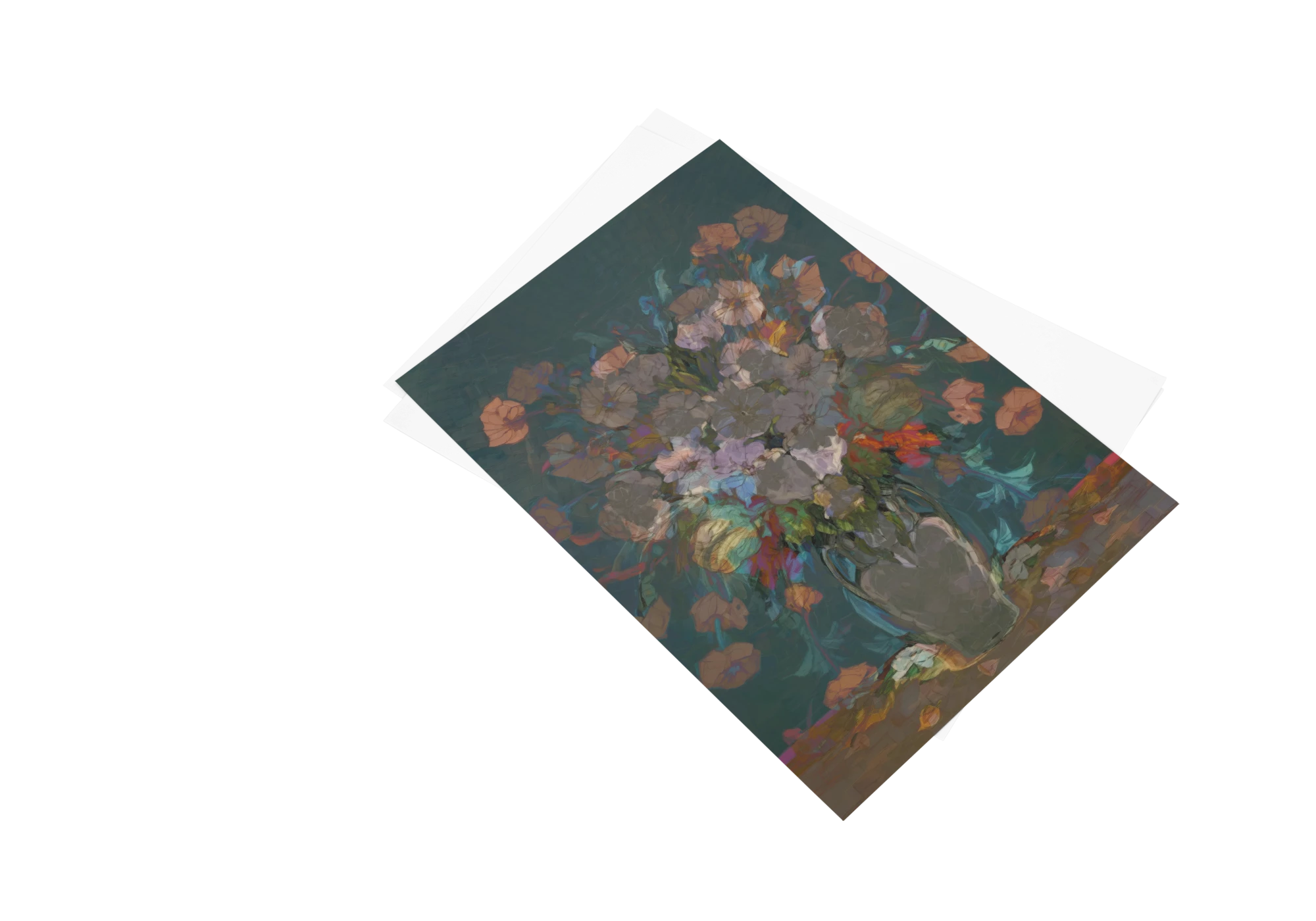 Cette affiche artistique présente un vase avec un arrangement de fleurs colorées. Parfait pour une décoration murale raffinée, l'affiche apporte une touche de nature et d’élégance à tout espace intérieur. Idéal pour les amateurs d'art et de nature.