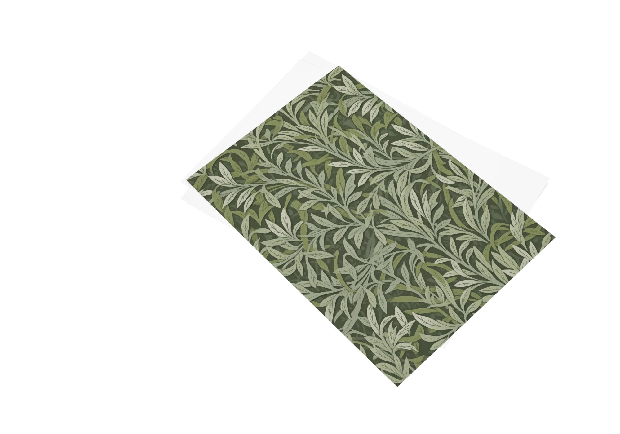 Voici notre affiche décorative avec motif tapisserie de feuillage, parfait pour ajouter une touche de nature à votre intérieur. Poster idéal pour la décoration de toute pièce.