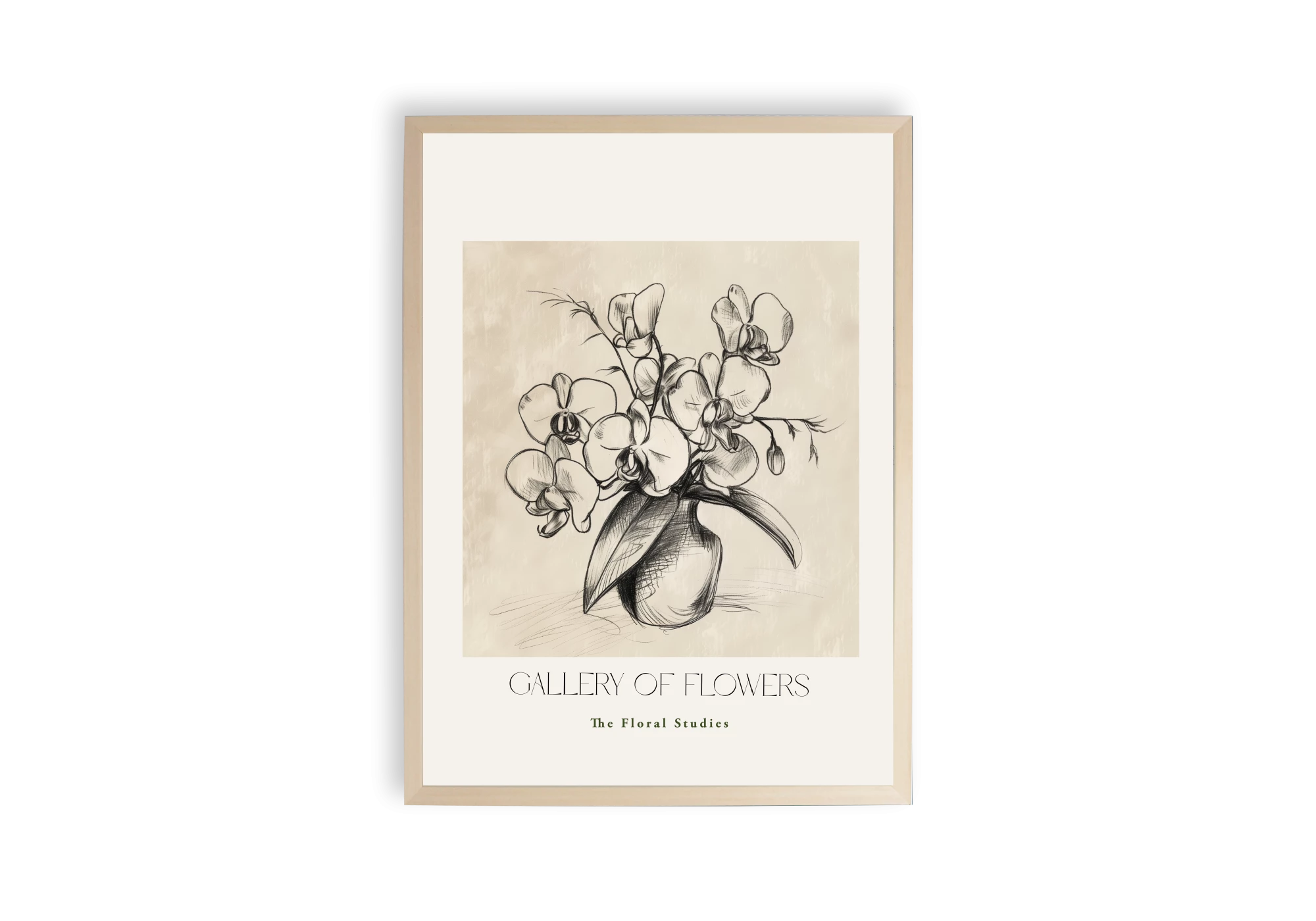 Découvrez cet élégant cadre intérieur avec une affiche florale en noir et blanc. Parfait pour embellir la maison avec son style artistique et raffiné, ce poster s'adaptera à toutes les décors, apportant une touche de sophistication à votre espace de vie.