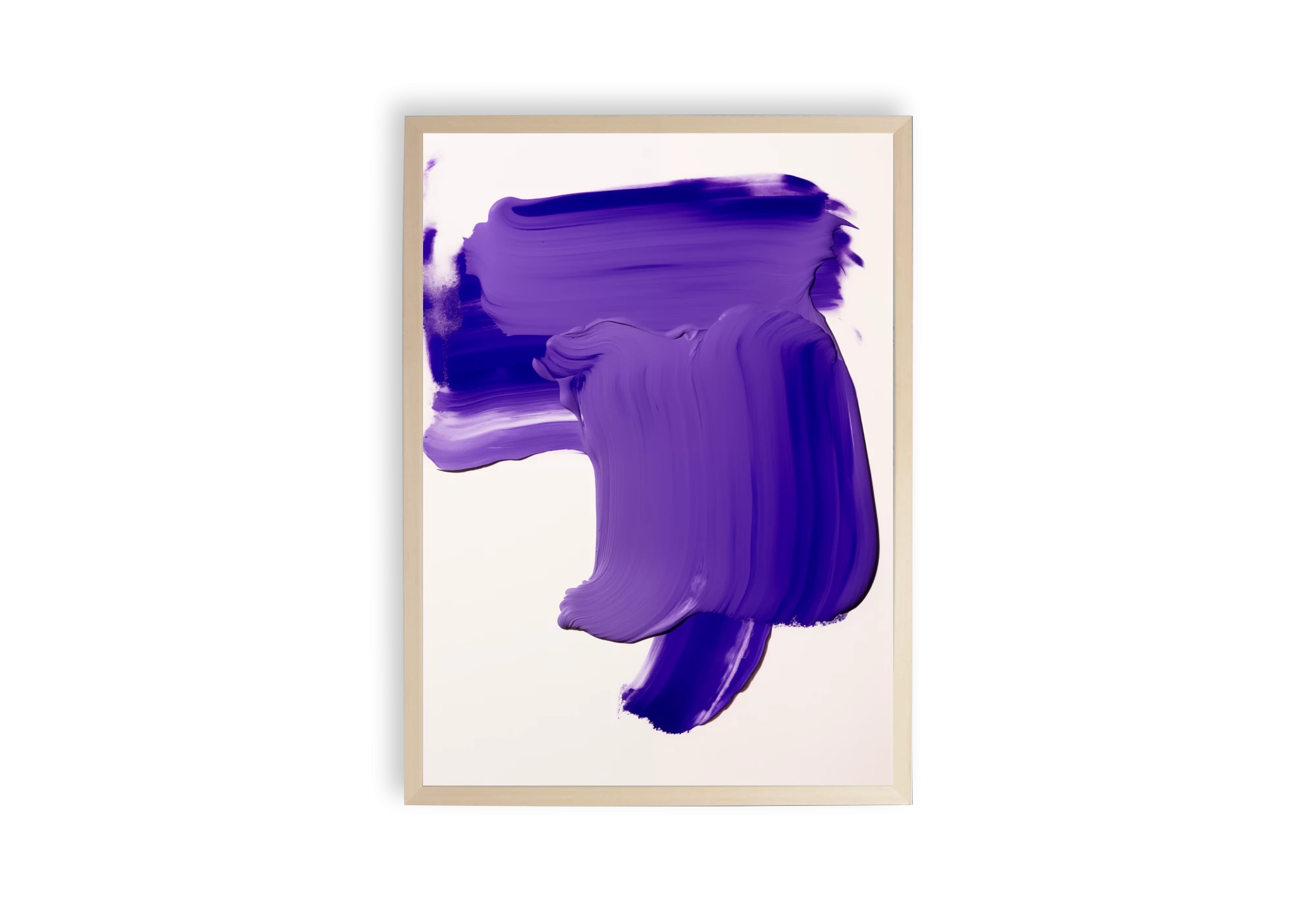 Cette affiche encadrée ajoute une touche contemporaine à votre maison, mettant en valeur des nuances violettes audacieuses. Parfait pour transformer l'intérieur en un espace unique et inspirant, ce poster s'intègre harmonieusement dans divers styles de décoration intérieure.