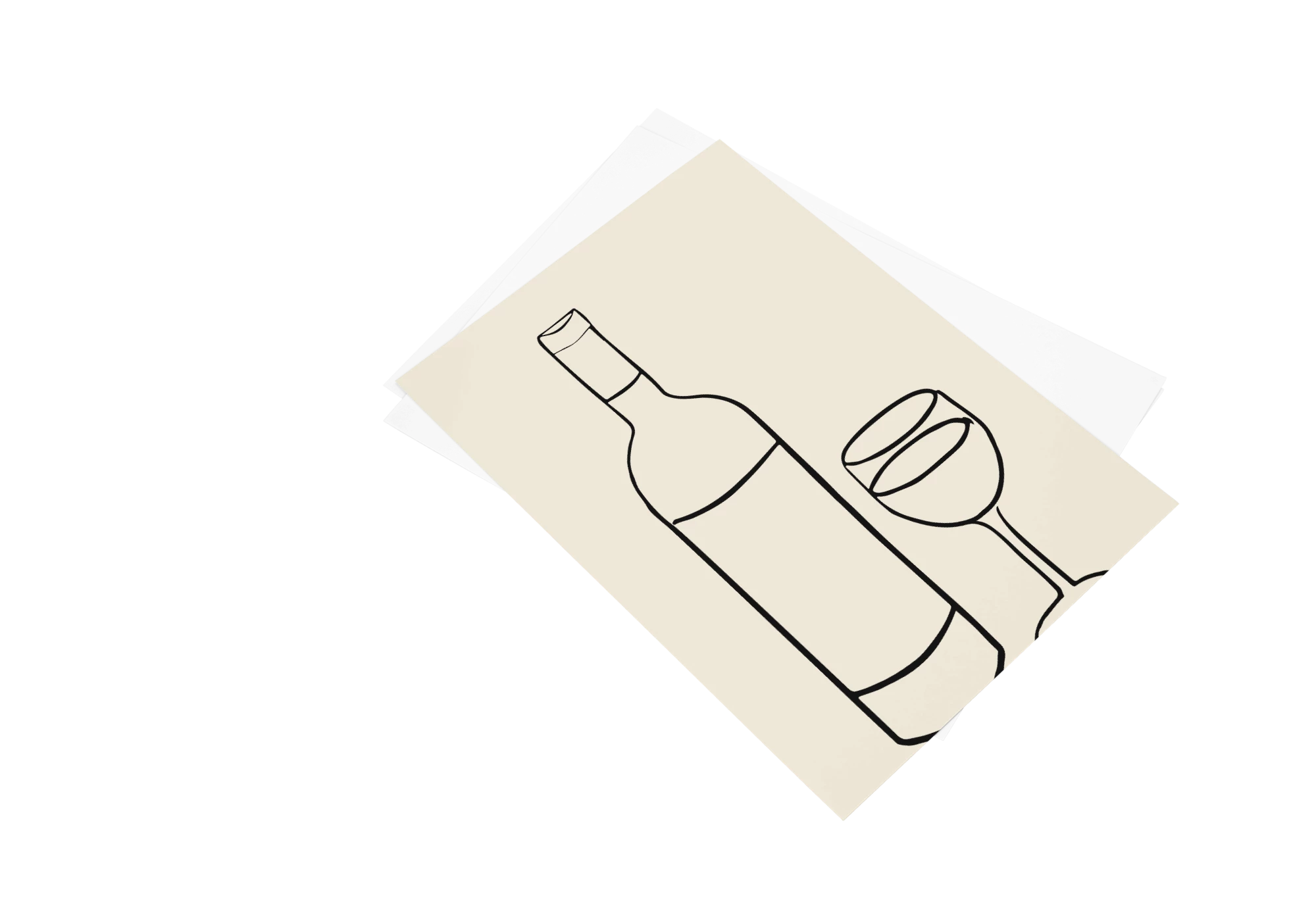 Découvrez ce poster minimaliste de bouteille et verre, idéal pour sublimer les affiches de votre maison. Parfait pour un cadre contemporain, il apporte une touche sophistiquée à votre intérieur. L'art épuré se marie bien avec tout type de décoration, ajoutant une note d'élégance.