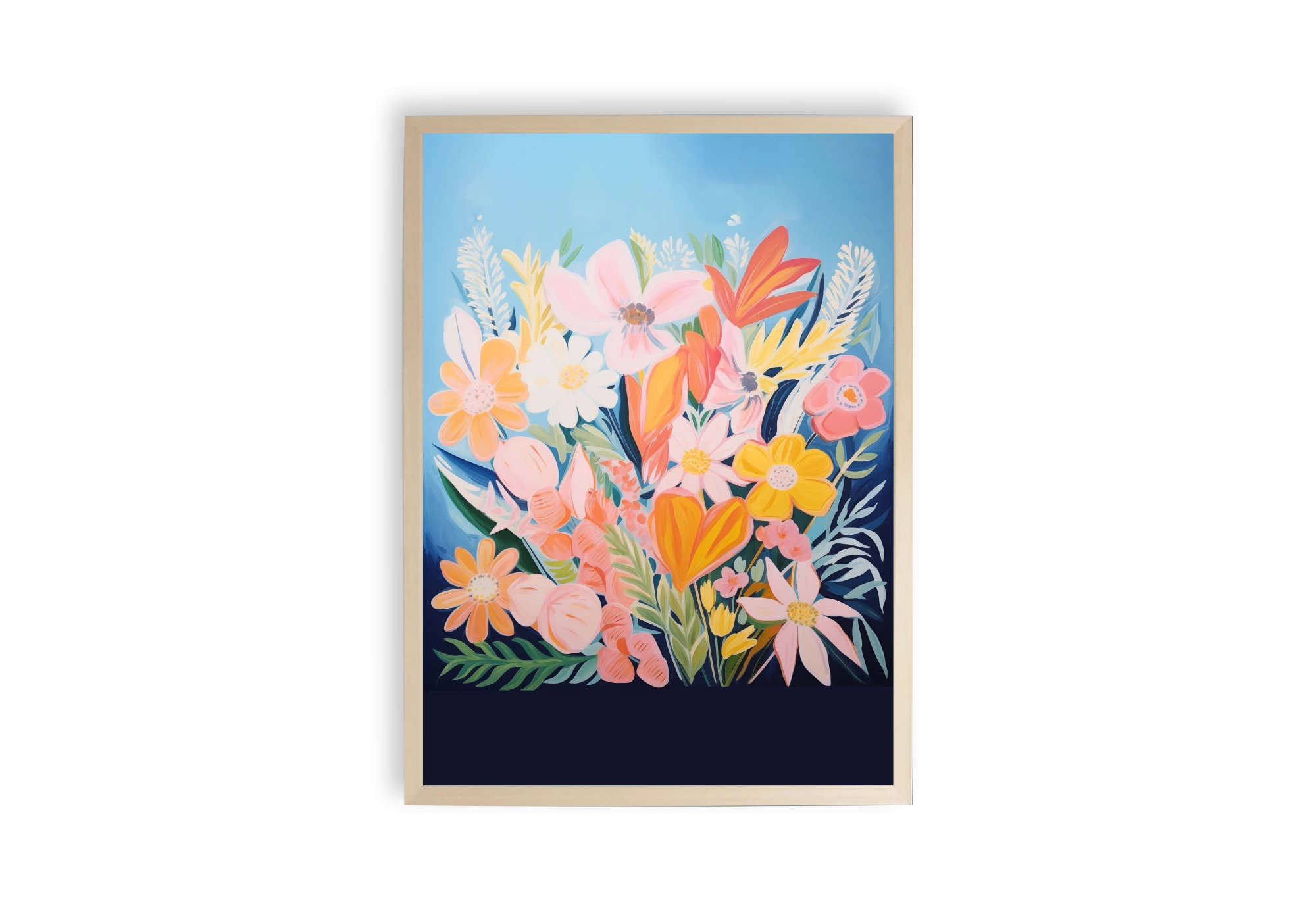 Ajoutez une touche de couleur à votre maison avec ce cadre affichant un bouquet vibrant. Parfait pour un intérieur moderne, ce poster rehausse votre décoration avec ses nuances délicates et son design artistique. Idéal pour apporter fraîcheur et élégance à chaque pièce.