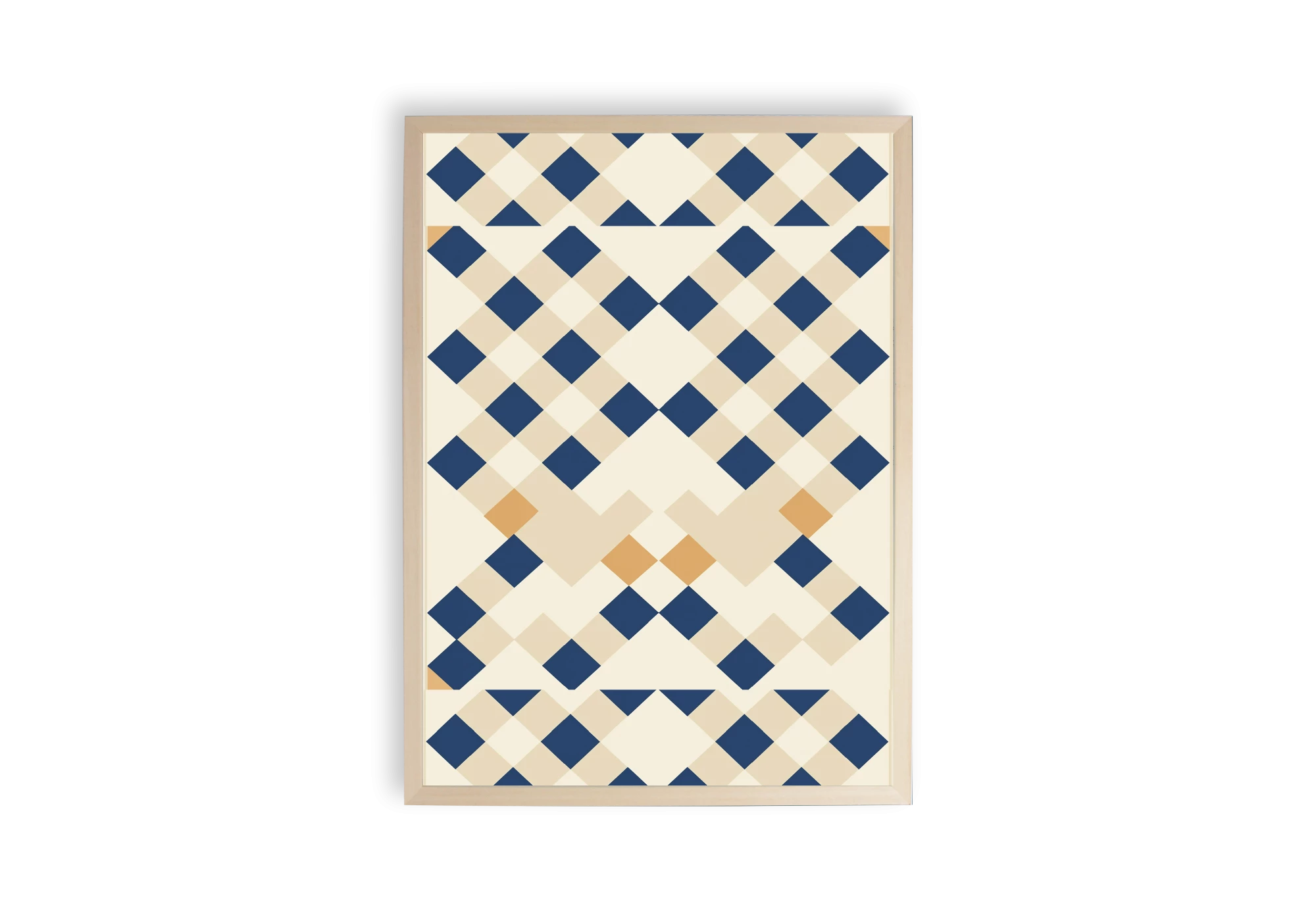 Découvrez ce poster unique qui allie art et intérieur avec des motifs géométriques raffinés. Cadre idéal pour sublimer l'espace de votre maison, cette affiche enrichira votre décoration intérieure avec style et simplicité.