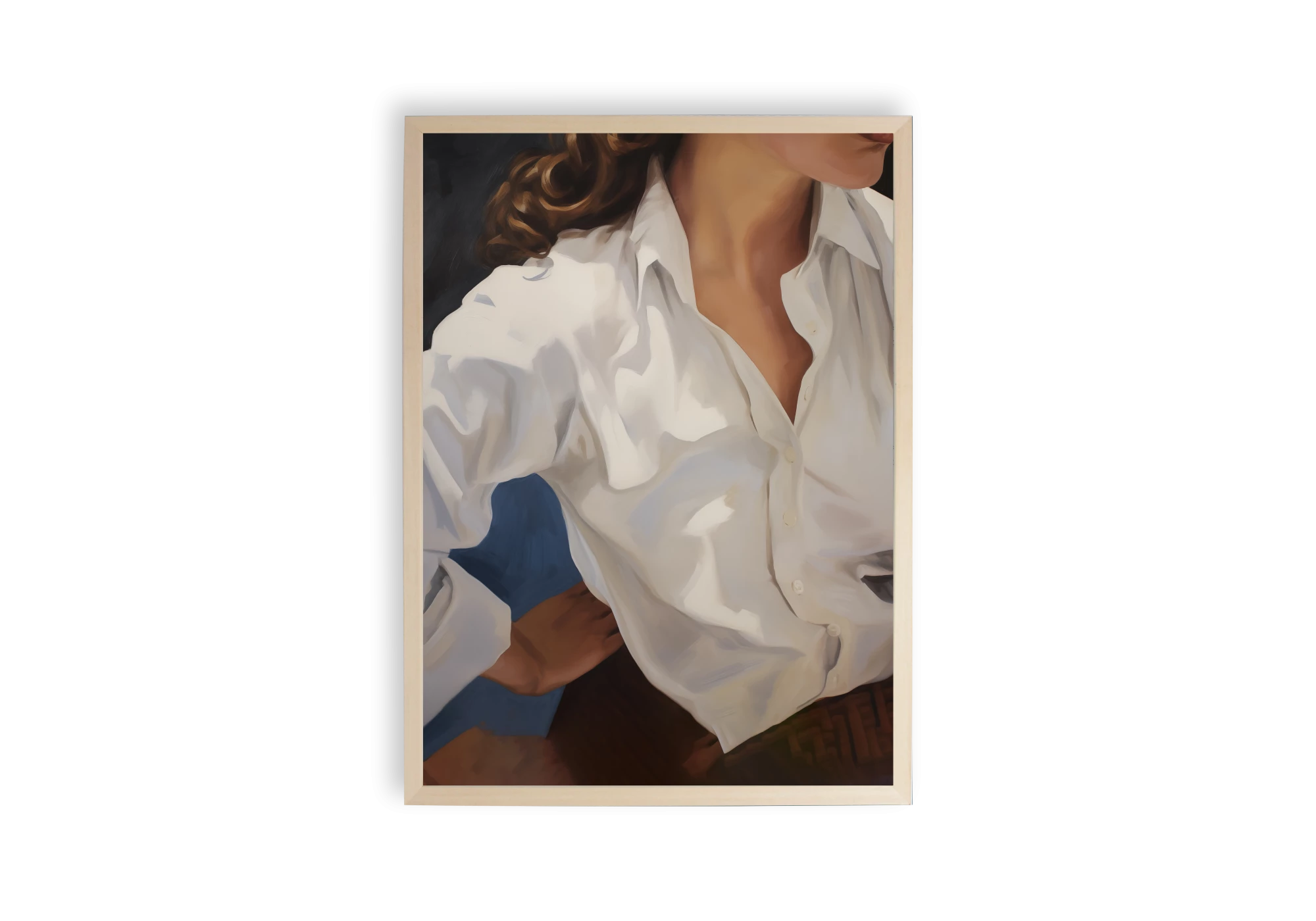 Explorez une élégance douce et subtile pour votre intérieur avec ce poster encadré. Parfait pour ajouter une touche de sophistication aux espaces de vie, ce cadre met en valeur la beauté des détails, s'intégrant harmonieusement à toute décoration de maison.