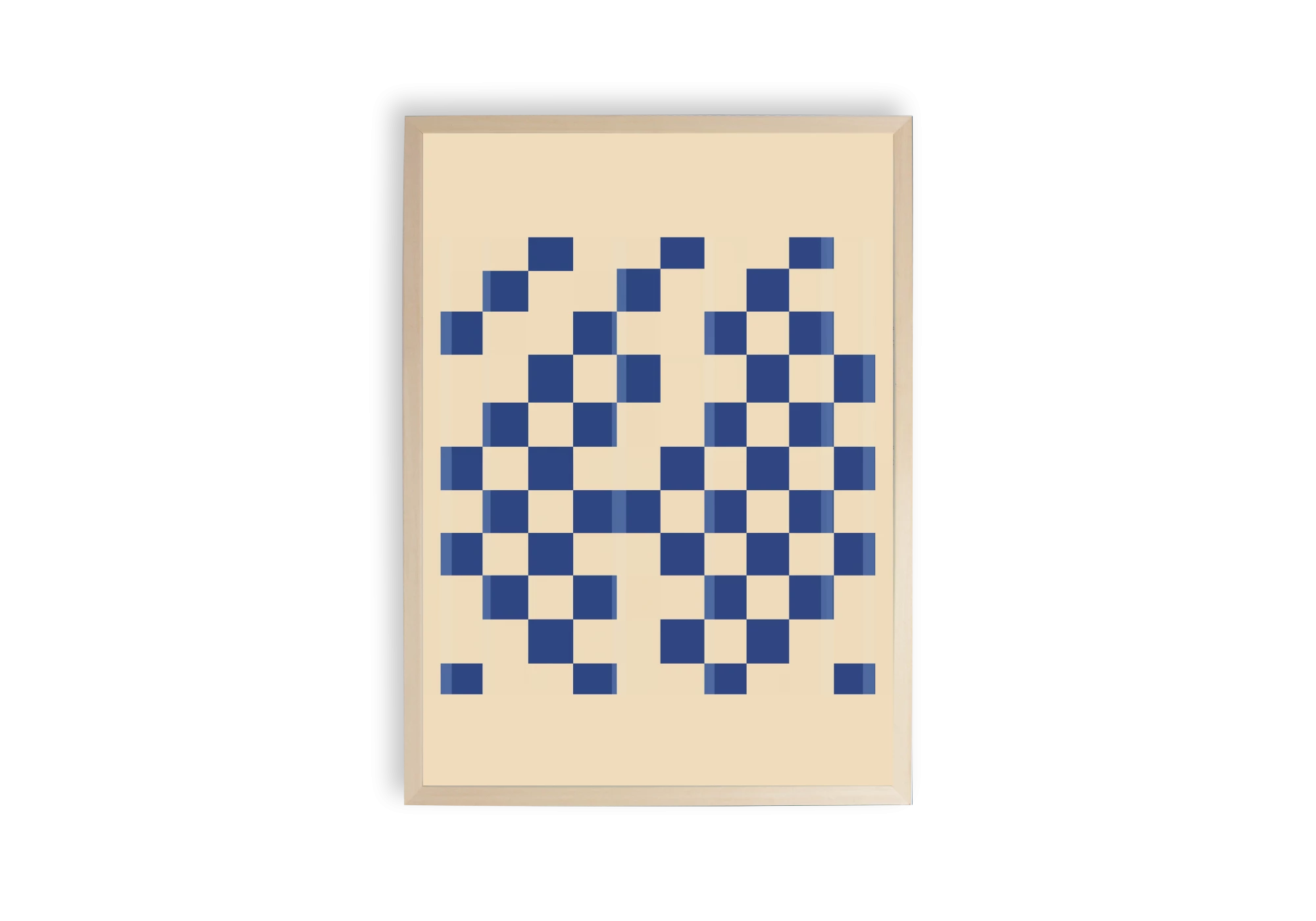 Ajoutez une touche contemporaine à votre intérieur avec ce poster encadré. Combinant des motifs abstraits géométriques, il transforme votre maison grâce à des affiches captivantes pour une décoration sophistiquée et élégante. Idéal pour l'aménagement des espaces modernes.