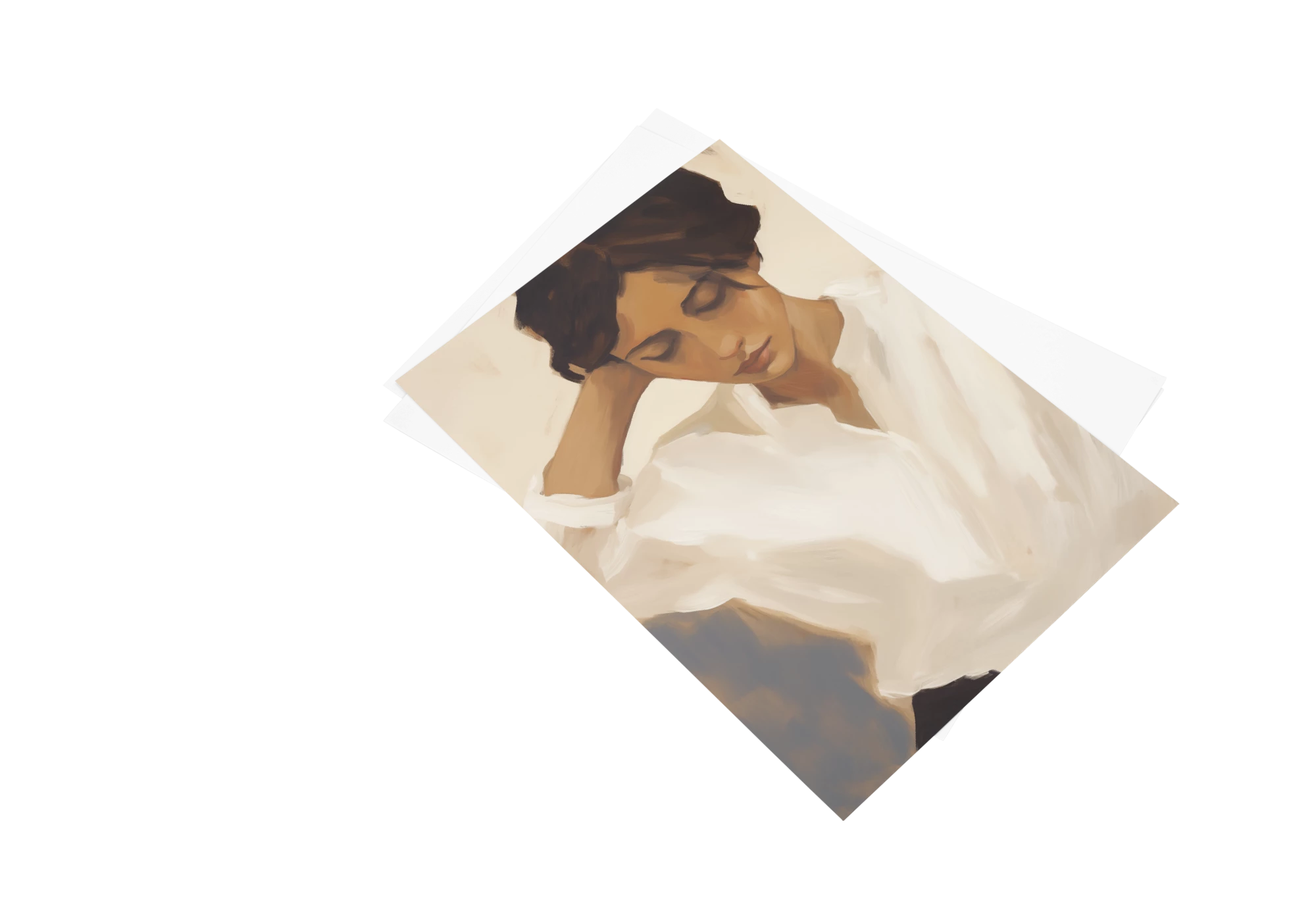 Découvrez cette superbe affiche encadrée, parfait pour apporter une touche d'élégance à votre maison. Ce poster représente un portrait apaisant, idéal pour embellir votre espace intérieur avec style et sophistication. Accrochez-le dans votre salon ou bureau.