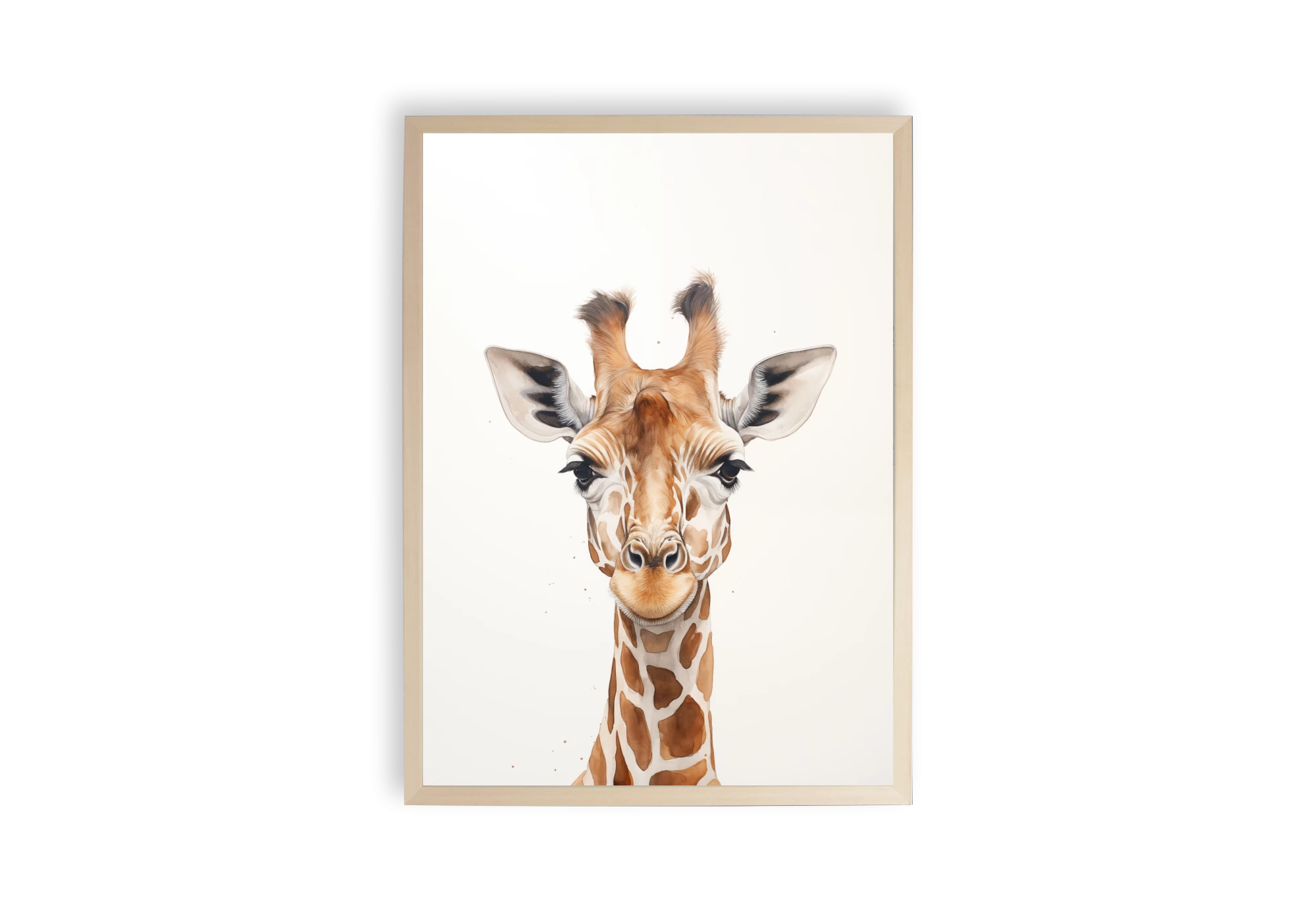 Ajoutez une touche exotique et élégante à votre maison avec cette affiche de girafe. Ce cadre moderne s'intègre parfaitement dans tout style d'intérieur, offrant une ambiance chaleureuse. Idéal pour décorer votre salon ou chambre avec originalité et charme animal.