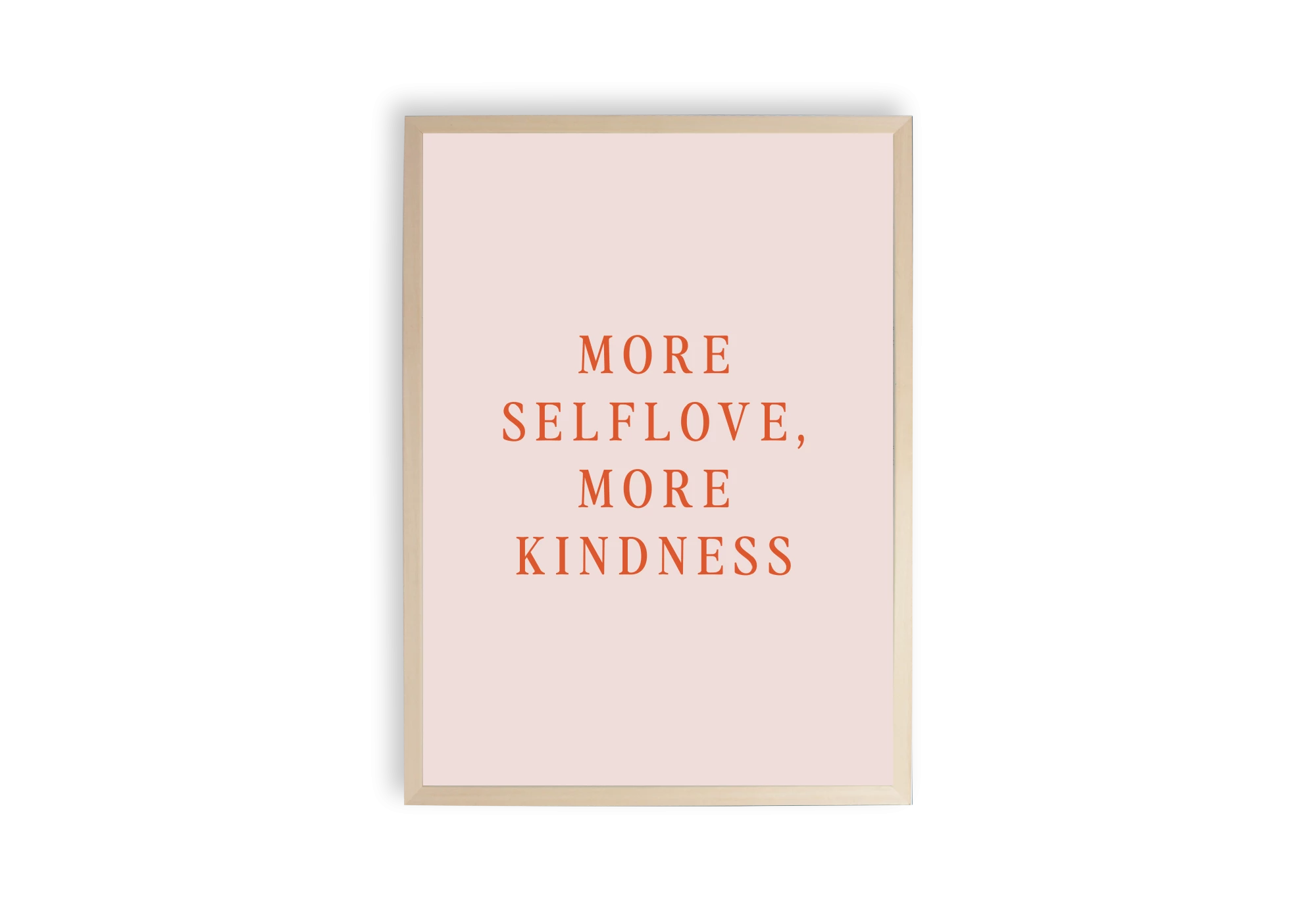 Cette affiche encadrée apporte une touche de positivité et d'élégance à votre intérieur. Parfaite pour la maison, elle diffuse un message de bienveillance et d'amour propre, s'intégrant harmonieusement avec d'autres cadres ou affiches décoratives.