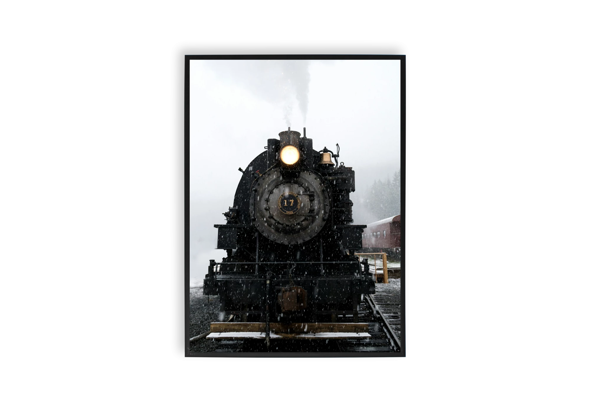 Ajoutez une touche d'élégance rustique à votre maison avec cette affiche d'un train vintage. Idéale pour décorer votre intérieur et apporter une ambiance nostalgique et industrielle à votre espace avec des designs classiques.