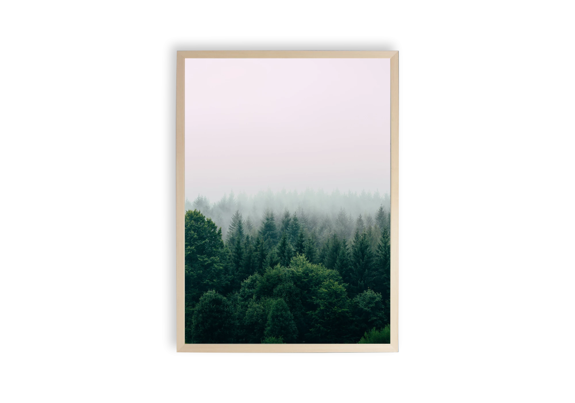 Ajoutez une touche de sérénité à votre intérieur avec ce poster captivant. Ce cadre élégant met en valeur une forêt brumeuse, parfait pour enrichir vos affiches décoratives et sublimer votre maison.