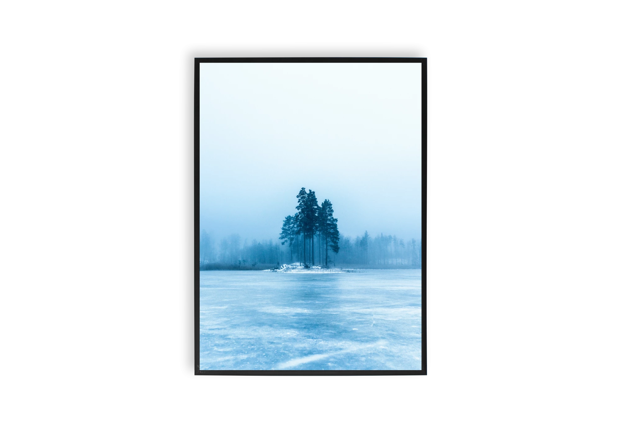 Plongez dans la sérénité avec ce poster d'intérieur. Il capture un paysage d'hiver apaisant, parfait pour embellir votre maison. Ce cadre élégant enrichit votre espace et inspire le calme. Idéal pour ceux qui recherchent une décoration sophistiquée et apaisante dans leur intérieur.