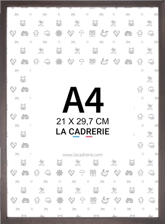Découvrez ce cadre photo A4 en bois marron foncé, idéal pour mettre en valeur vos affiches et posters favoris. Apportez une touche de décoration raffinée à votre espace avec ce cadre A4, conçu pour sublimer vos images et ajouter une touche de sophistication à votre intérieur.