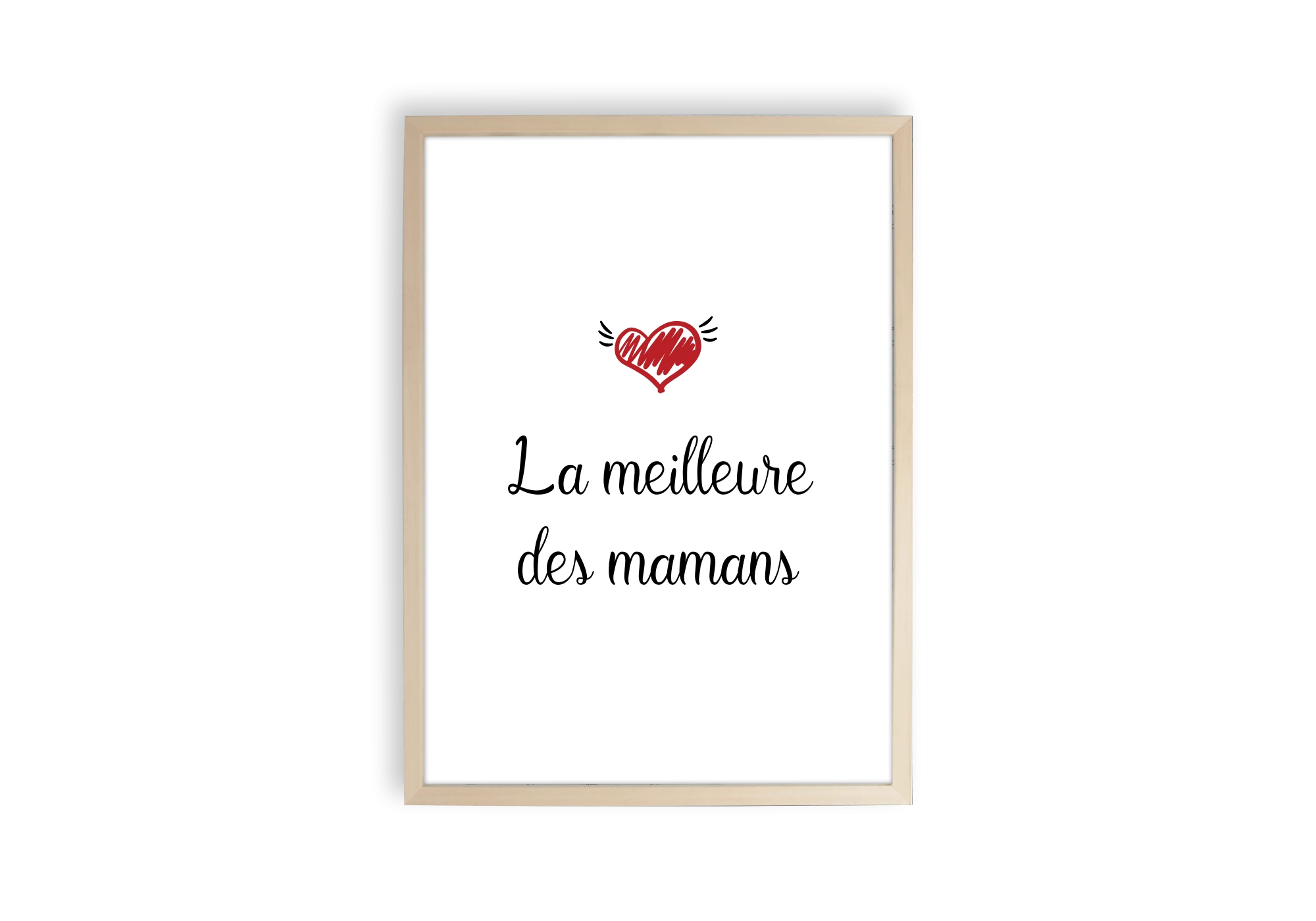 Affiche message la meilleure des mamans