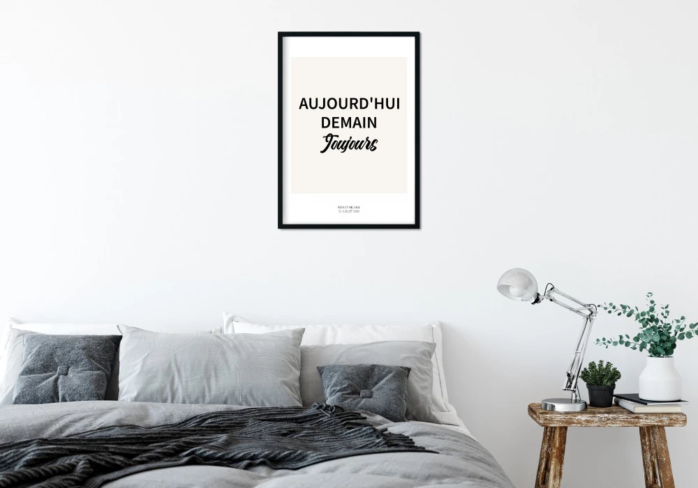 Poster couple aujourd'hui demain toujours
