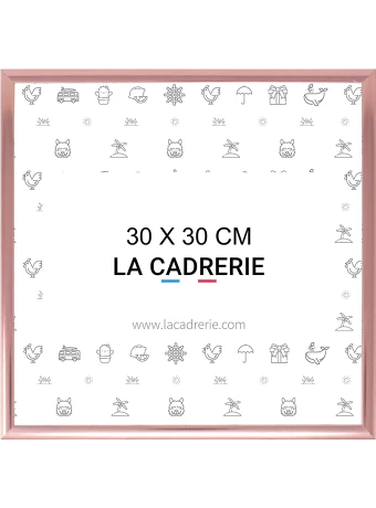 Découvrez notre élégant cadre 30x30 cm en aluminium rose, idéal pour sublimer posters et affiches. Ce cadre photo 30x30 cm, au design moderne, rehausse votre décoration intérieure, ajoutant une touche sophistiquée à tout espace.