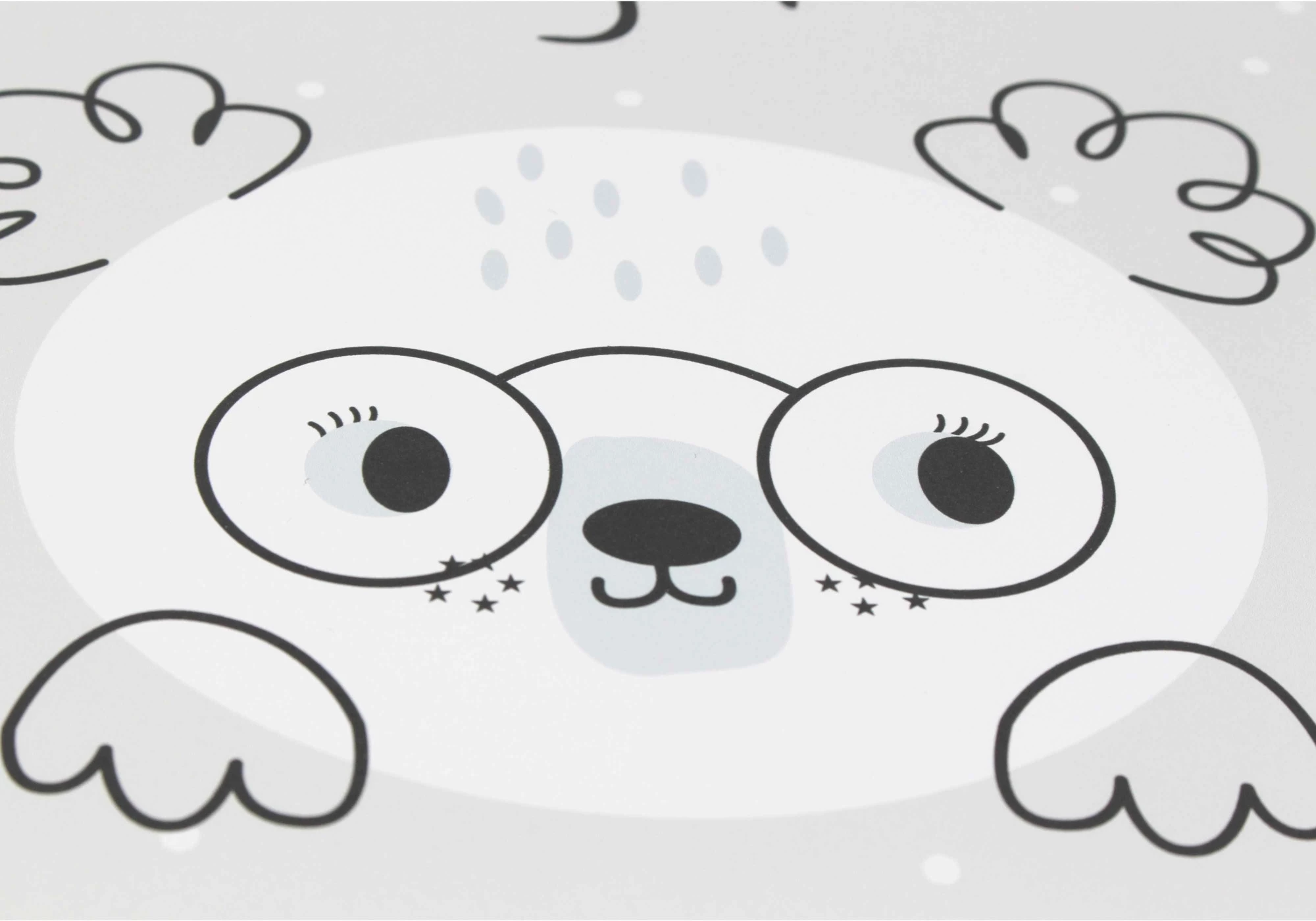 Zoom sur le mouton de l'affiche